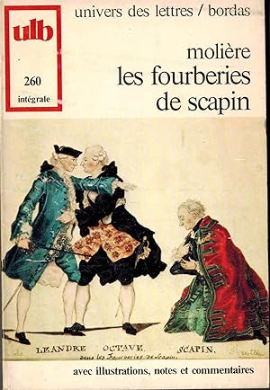 Image du vendeur pour Les Fourberies De Scapin - Univers Des Lettres Bordas mis en vente par ! Turtle Creek Books  !