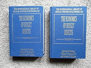 ECONOMICS OF BUDGET DEFICITS Two Volume Set w/ 58 CRITICAL & INFLUENTIAL WORKS