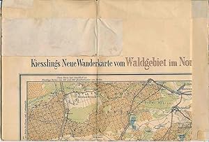 Kiesslings Neue Specialkarte vom Seengebiet der Oberspree von Berlin bis Teupitz. Maßstab 1: 75.000.