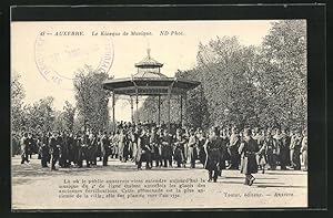 Image du vendeur pour Carte postale Auxerre, Le Kiosque de Musique mis en vente par Bartko-Reher