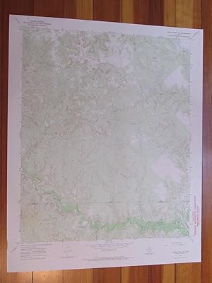 Kiowa Peak Ne Texas 1970 Original Vintage Usgs Topo Map 1970 Karte Raremapsandbooks