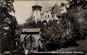 Ansichtskarte / Postkarte Hohenberg in Niederösterreich, Schloss Hinterburg