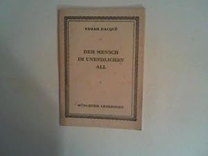 Bild des Verkufers fr Der Mensch im unendlichen All Mnchner Lesebogen, Nr. 17 zum Verkauf von ANTIQUARIAT FRDEBUCH Inh.Michael Simon