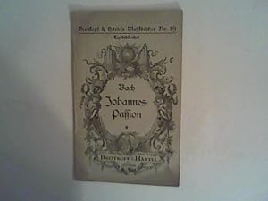 Bild des Verkufers fr Johannes-Passion. Passionsmusik nach dem Evangelisten Johannes Kapitel 18 und 19. Textbuch. zum Verkauf von ANTIQUARIAT FRDEBUCH Inh.Michael Simon