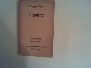 Bild des Verkufers fr Rigoletto: Oper in vier Aufzgen zum Verkauf von ANTIQUARIAT FRDEBUCH Inh.Michael Simon