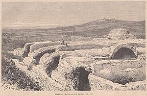 Imagen del vendedor de Ansicht der Zisternen des alten Carthago. a la venta por Antiquariat Hild