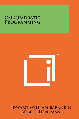 Immagine del venditore per On Quadratic Programming (Paperback or Softback) venduto da BargainBookStores