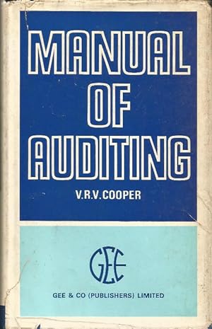 Seller image for Manual of Auditing for sale by Cameron House Books