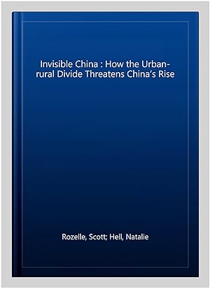 Imagen del vendedor de Invisible China : How the Urban-rural Divide Threatens China?s Rise a la venta por GreatBookPricesUK