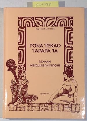 Pona Te'ao Tapapatina: Lexique marquisien-francais