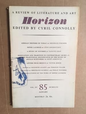 Seller image for Horizon, A Review of Literature and Art, November 1944 Vol X No.59 for sale by Raymond Tait