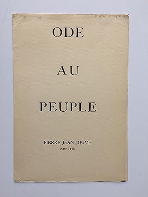 Ode au Peuple