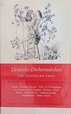 Bild des Verkufers fr Deutsche Dichtermrchen von Goethe bis Kafka. Ausw. u. Nachw. von Arthur Hny. Ill. von Marieluise Hny / Manesse Bibliothek der Weltliteratur zum Verkauf von Logo Books Buch-Antiquariat