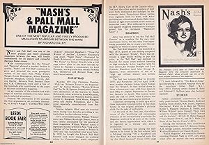 Seller image for Nash's & Pall Mall Magazine. This is an original article separated from an issue of The Book & Magazine Collector publication, 1986. for sale by Cosmo Books