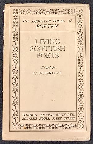 Bild des Verkufers fr LIVING SCOTTISH POETS. The Augustan Books of Poetry zum Verkauf von Tavistock Books, ABAA