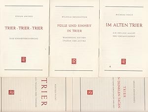 Seller image for Fnf Essays ber Trier - Trevirensia Drucke . herausgegeben von W. Bracht for sale by Versandantiquariat Nussbaum