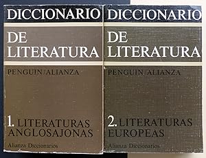 Diccionario de Literatura Penguin/Alianza. Tomos 1 y 2.