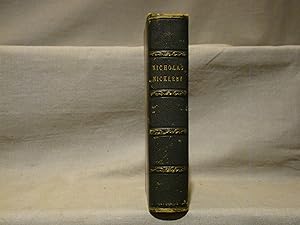 Life and Adventures of Nicholas Nickleby. First "Cheap" edition London, 1850 in old half black mo...