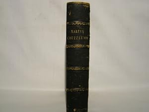 Life and Adventures of Martin Chuzzlewit. First "Cheap" edition London, 1850 in old half black mo...