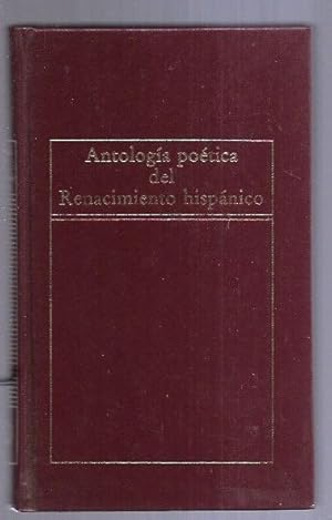 Seller image for ANTOLOGIA POETICA DEL RENACIMIENTO HISPANICO for sale by Desvn del Libro / Desvan del Libro, SL