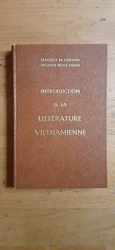 Seller image for INTRODUCTION A LA LITTERATURE VIETNAMIENNE. for sale by Librairie Sainte-Marie