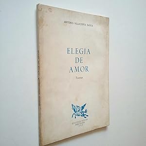 Bild des Verkufers fr Elega de amor zum Verkauf von MAUTALOS LIBRERA