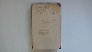 Seller image for A Companion To Beethoven's Pianoforte Sonatas for sale by Goldstone Rare Books