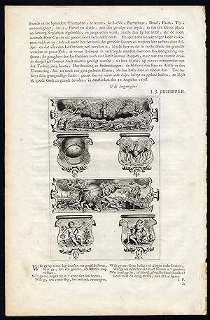 Antique Print-SILVER LOCKS-Venne-Jacob Cats-1655