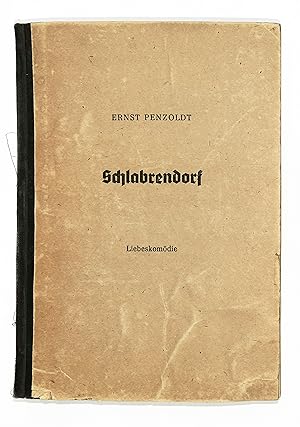 Immagine del venditore per Schlabrendorf. Liebeskomdie. (Bhnenmanuskript in Hektographie). venduto da Eberhard Kstler Autographen&Bcher oHG