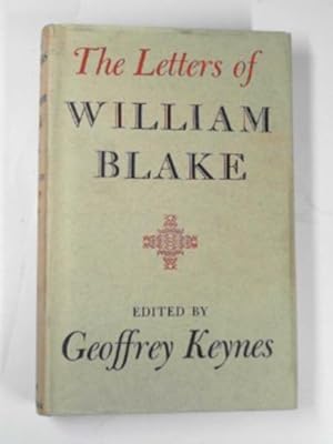 Imagen del vendedor de The letters of William Blake a la venta por Cotswold Internet Books