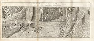 Antique Map-Pl.I-CHAMPS ELYSEES-PARIS-ST. GERMAIN-PONT NEUILLY-Perronet-1782