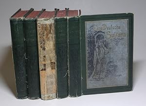 Deutsche Herzen, deutsche Helden. Roman. Neue illustrierte Ausgabe. Fünf Bände cplt. in fünf Büch...