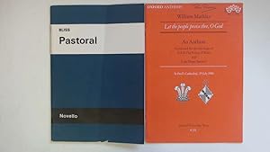 Imagen del vendedor de Two British Choral Works:"Lie StrewnThe White Flocks" Pastoral for Mezzo-Soprano Solo,Chorus,Solo Flute,Drums and Strings by Arthur Bliss & "Let The People Praise Thee,O God" for SATB Chorus and Organ by William Mathias. a la venta por Goldstone Rare Books