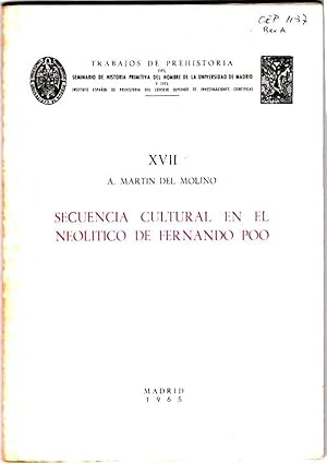 Secuencia cultural en el Neolitico de Fernando Poo [Trabajos de Prehistoria, XVII]