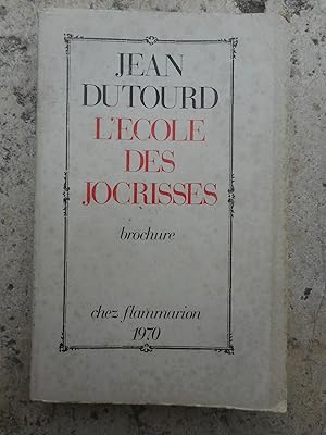 Seller image for L'ecole des Jocrisses for sale by Frederic Delbos