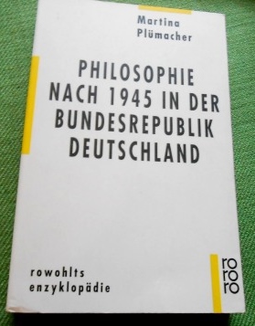 Imagen del vendedor de Philosophie nach 1945 in der Bundesrepublik Deutschland. a la venta por Versandantiquariat Sabine Varma