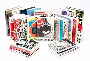 Collection of 40 (forty !) personally signed books by Noam Chomsky, focusing on his linguistic an...