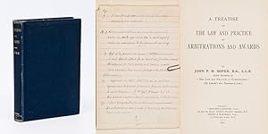 Imagen del vendedor de A Treatise on the Law and Practice of Arbitrations and Awards. By John P. H. Soper. a la venta por Inanna Rare Books Ltd.