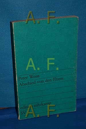 Bild des Verkufers fr Abschied von den Eltern. Erzhlung. zum Verkauf von Antiquarische Fundgrube e.U.