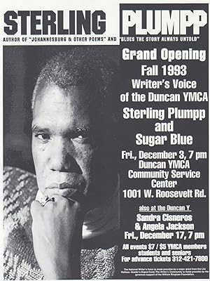 Seller image for Grand Opening Fall 1993 Writers' Voice of the Duncan YMCA (3 pieces, 8 x 11") for sale by Beasley Books, ABAA, ILAB, MWABA
