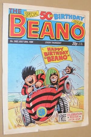 The Beano no.2402, July 30th 1988: Special 50th Birthday Issue, including The First 50 Years Cele...