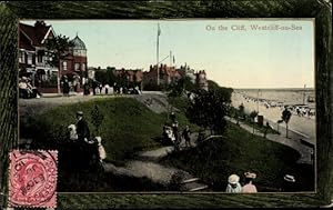 Bild des Verkufers fr Passepartout Ansichtskarte / Postkarte Westcliff on Sea Southend on Sea Essex England, On the Cliff zum Verkauf von akpool GmbH