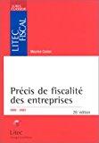 Image du vendeur pour Prcis De Fiscalit Des Entreprises - 2002-2003 (ancienne dition) mis en vente par RECYCLIVRE