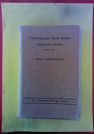 Seller image for Contemporary short stories. Representative Selections. Volume Two. Mit Beilage for sale by biblion2