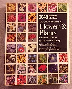 Imagen del vendedor de The Color Dictionary of Flowers & Plants for Home and Garden a la venta por Book Nook