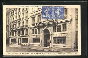 Carte postale Paris, La Protectrice, 45-47 Rue de Chateaudun
