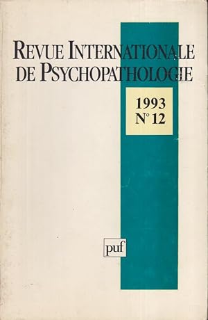 Immagine del venditore per Revue Internationale de Psychopathologie. - N 12 venduto da PRISCA