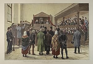 Opening of the New Irish Land Court in Connaught: A Sketch in the Claremorris Court-House, County...