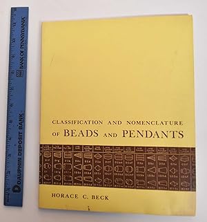 Classification and Nomenclature of Beads and Pendants