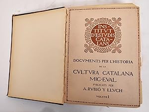 Documents Per L'Historia de la Cultura Catalana Mig-Eval